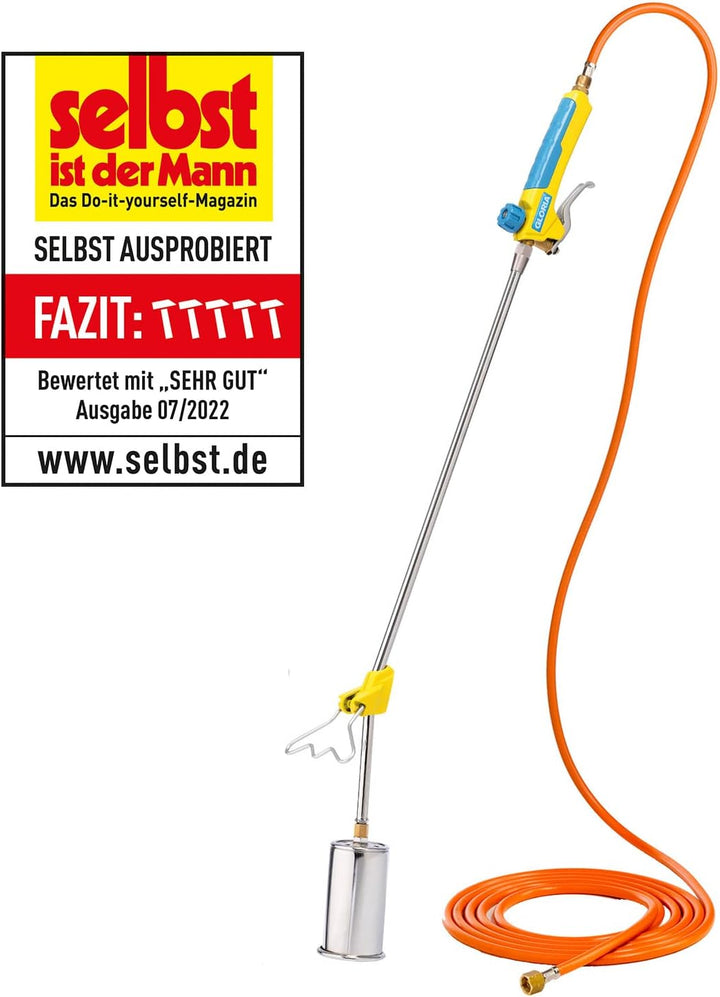 GLORIA Thermoflamm BIO Professional PLUS - Gas Abflammgerät | Leistungsstark & langlebig | für gross