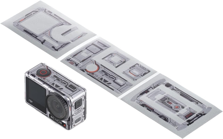 DJI Osmo Action 4 Kamera-Schutzaufkleber (himmelgrau)