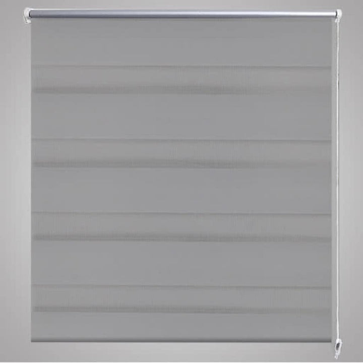 WIFESE Doppelrollo Seitenzug 120x175 cm grau Verdunkelungsrollo Rollos FüR Fenster Ohne Bohren Fenst