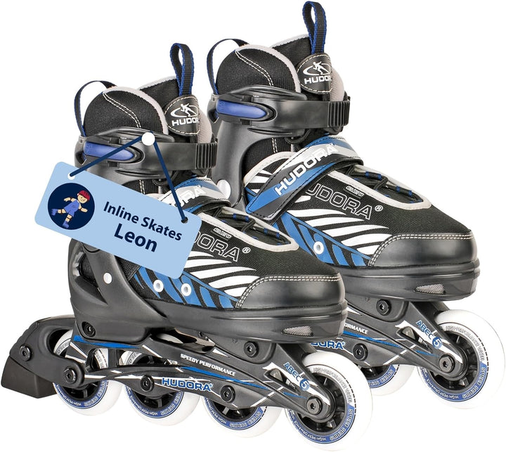 HUDORA Inliner Mia/Leon - Inliner für Kinder, Jugendliche und Erwachsene - Verschiedene Grössen - Ro
