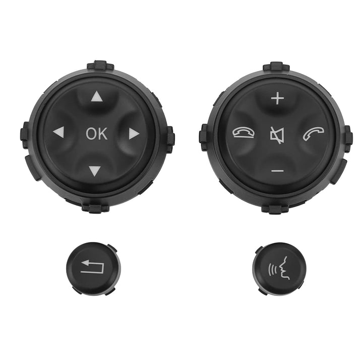 Auto-Lenkrad-Schalter-Tasten, 4 Stück Lenkrad-Steuer-Schalter-Taste, Ersatz für W221 S280 2006-2009