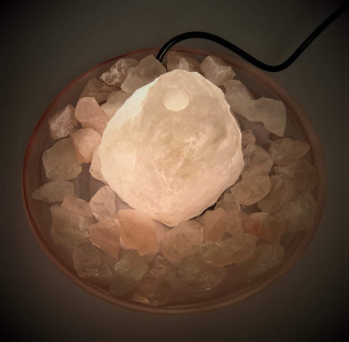 Zimmerbrunnen Leticia Rosenquarz (Schalenfarbe: Rosa)