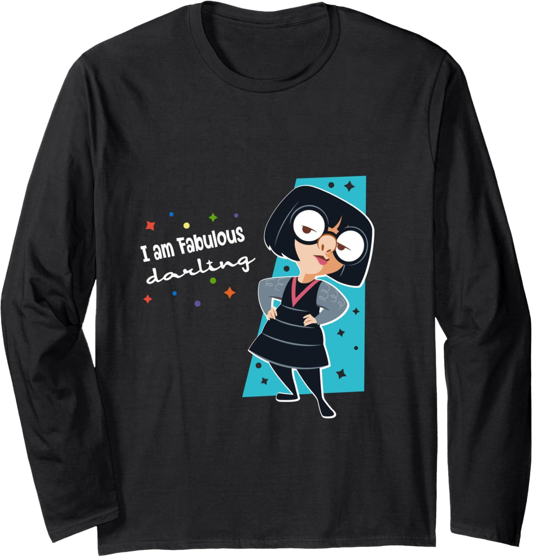 Disney PIXAR The Incredibles Edna I’m Fabulous Darling Langarmshirt