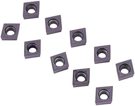 10pcs CNC Hartmetall Einsatzschneider CCMT09T304 VP15TF Wendeplatten für Drehmeissel, CCMT09T304 VP1