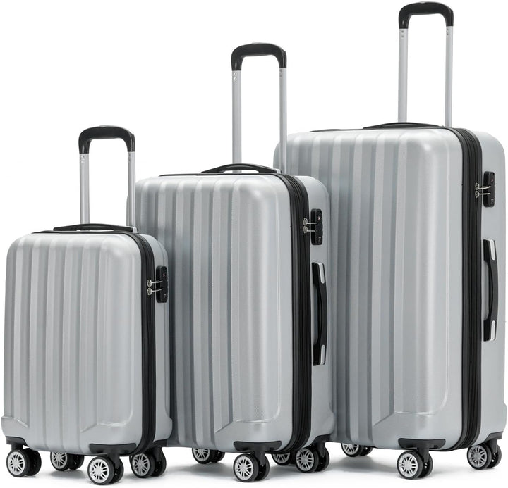 BEIBYE TSA-Schloss 2080 Hangepäck Zwillingsrollen neu Reisekoffer Koffer Trolley Hartschale Set-XL-L