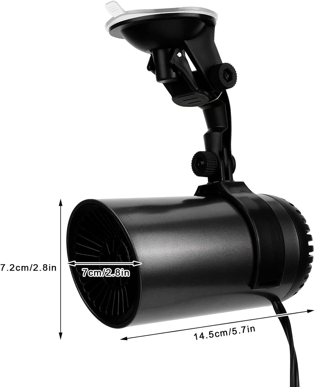 Gugxiom 150W 12V Autoheizung, Schnellaufheizung, 12 Volt Heizung mit 2 Temperaturmodi, Campingheizun