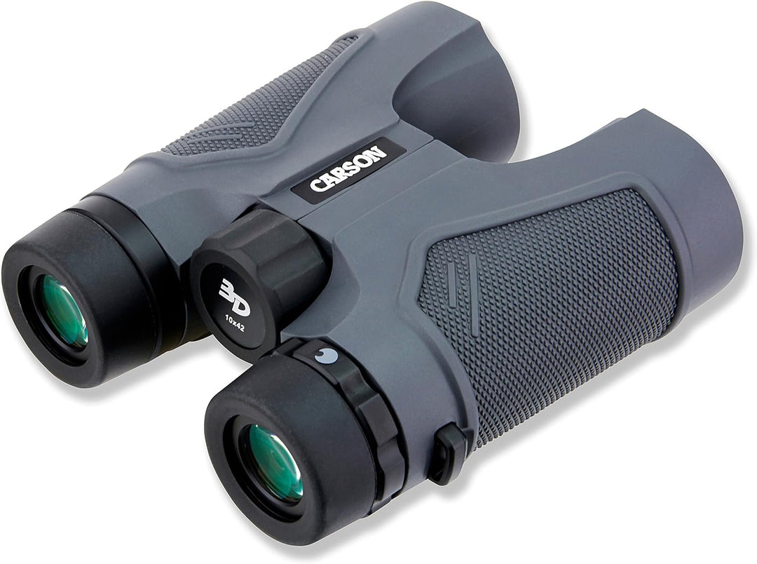 Carson Full-Size Fernglas, 10x42mm, wasserdicht und beschlagfrei, HD-Optik (TD-042) 10x42mm Full-Siz