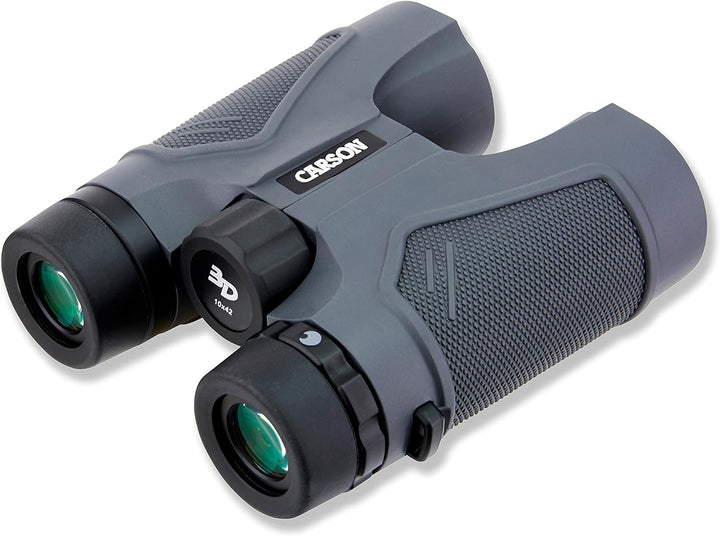 Carson Full-Size Fernglas, 10x42mm, wasserdicht und beschlagfrei, HD-Optik (TD-042) 10x42mm Full-Siz
