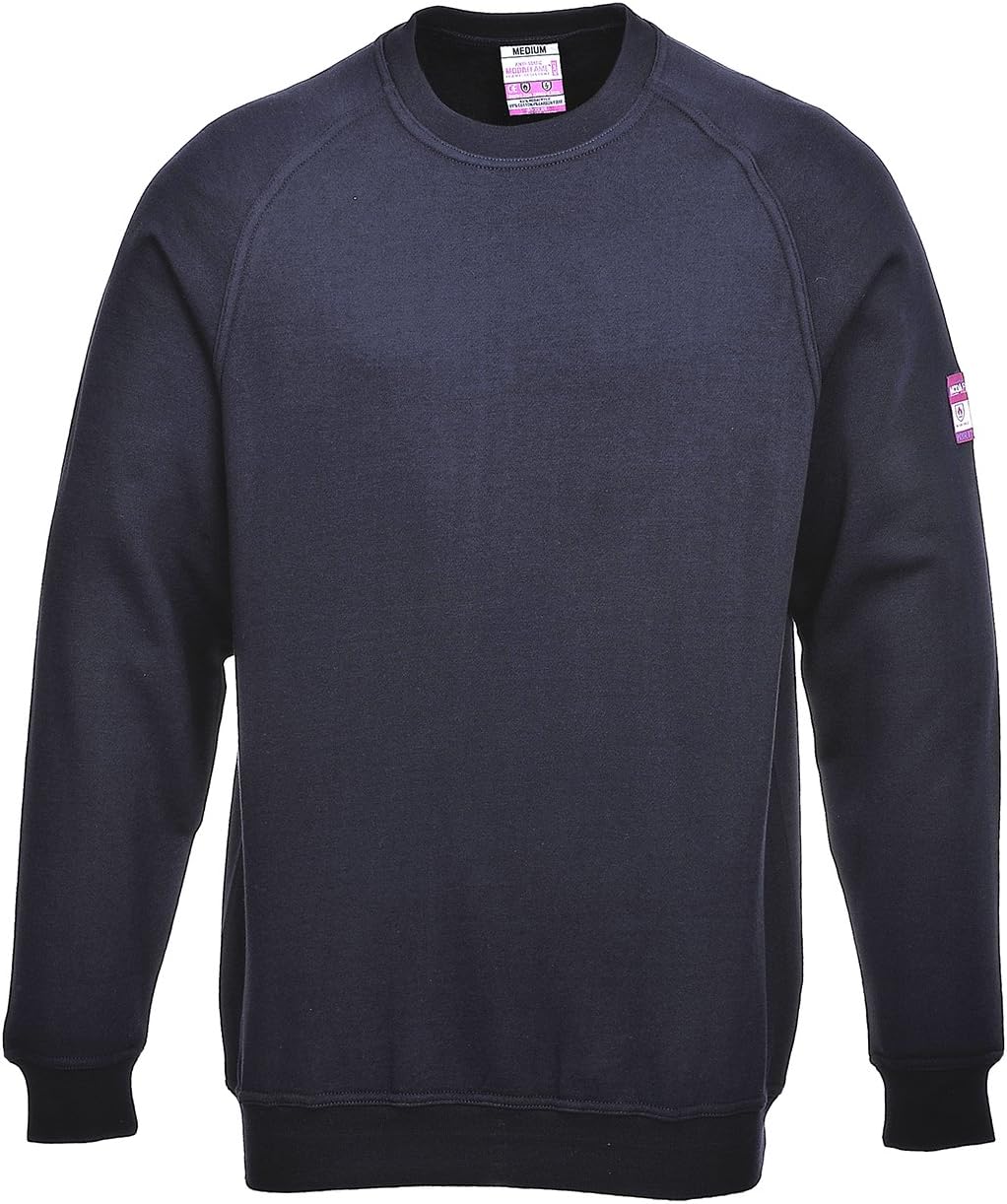 FR Antistatic Sweatshirt Color: Navy Talla: Small S Marine, S Marine