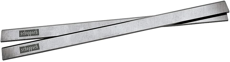 scheppach Hobelmesser für Abricht-Dickenhobelmaschine HMS860 | HSS Stahl | 210 x 22 x 1,8mm | Set be
