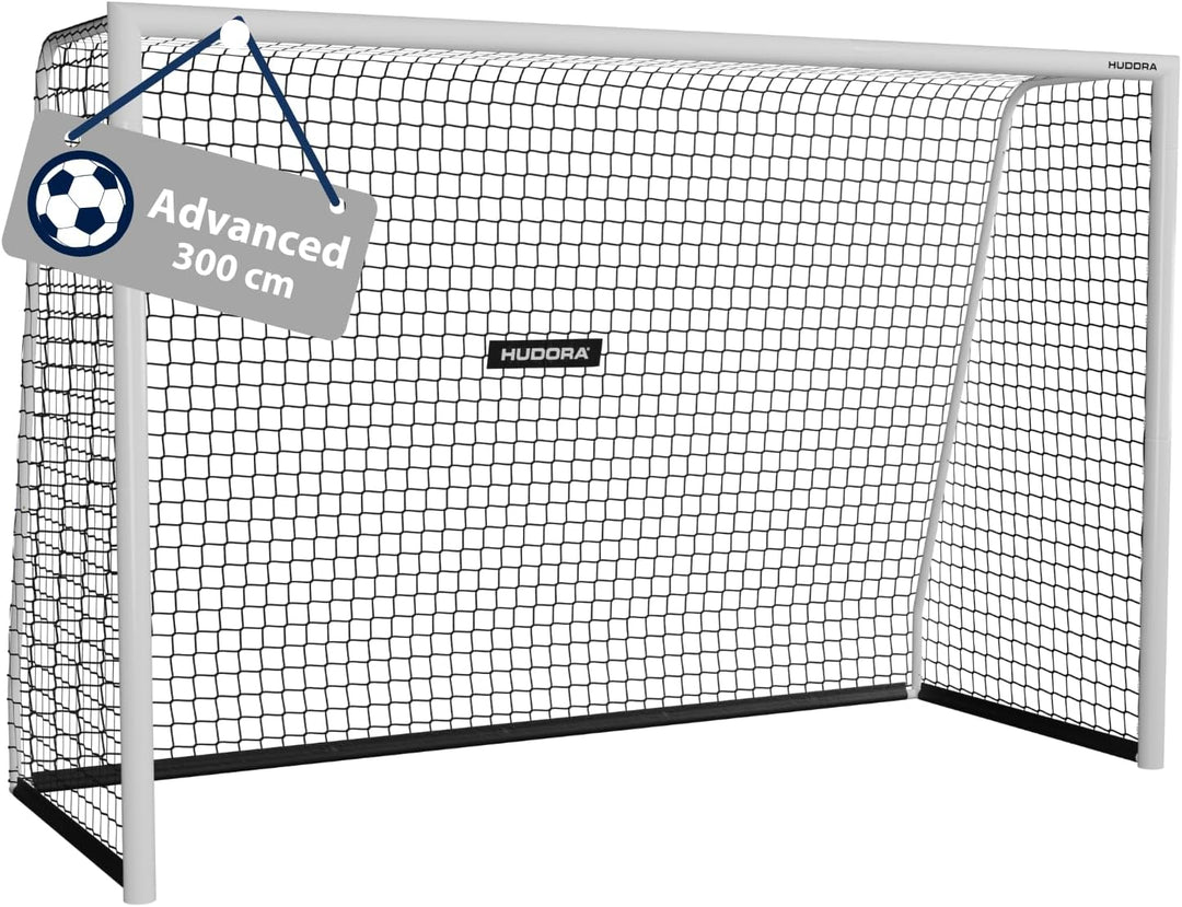 HUDORA Fussballtor Advanced 120/180/240/300 - Fussballtor für Kinder/Jugendliche & Erwachsene - Outd