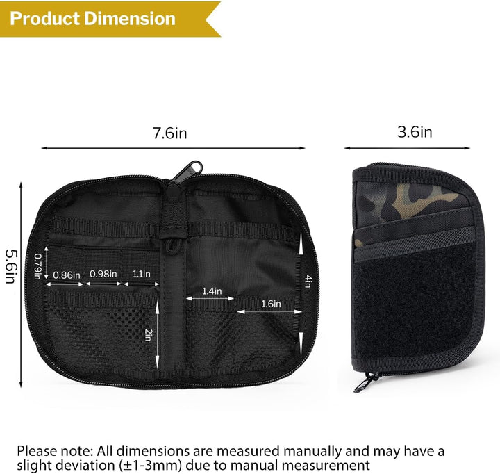 VIPERADE VE10 EDC Multitool Pouch Organizer Multifonction Durable Nylon Tool Pocket Pouch Tools Sche