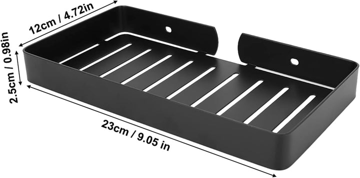 Bad-Regal-Lagerung, Wandhalterung Edelstahl Halter Abflussregal Regal, Combo Organizer Korb für Bad