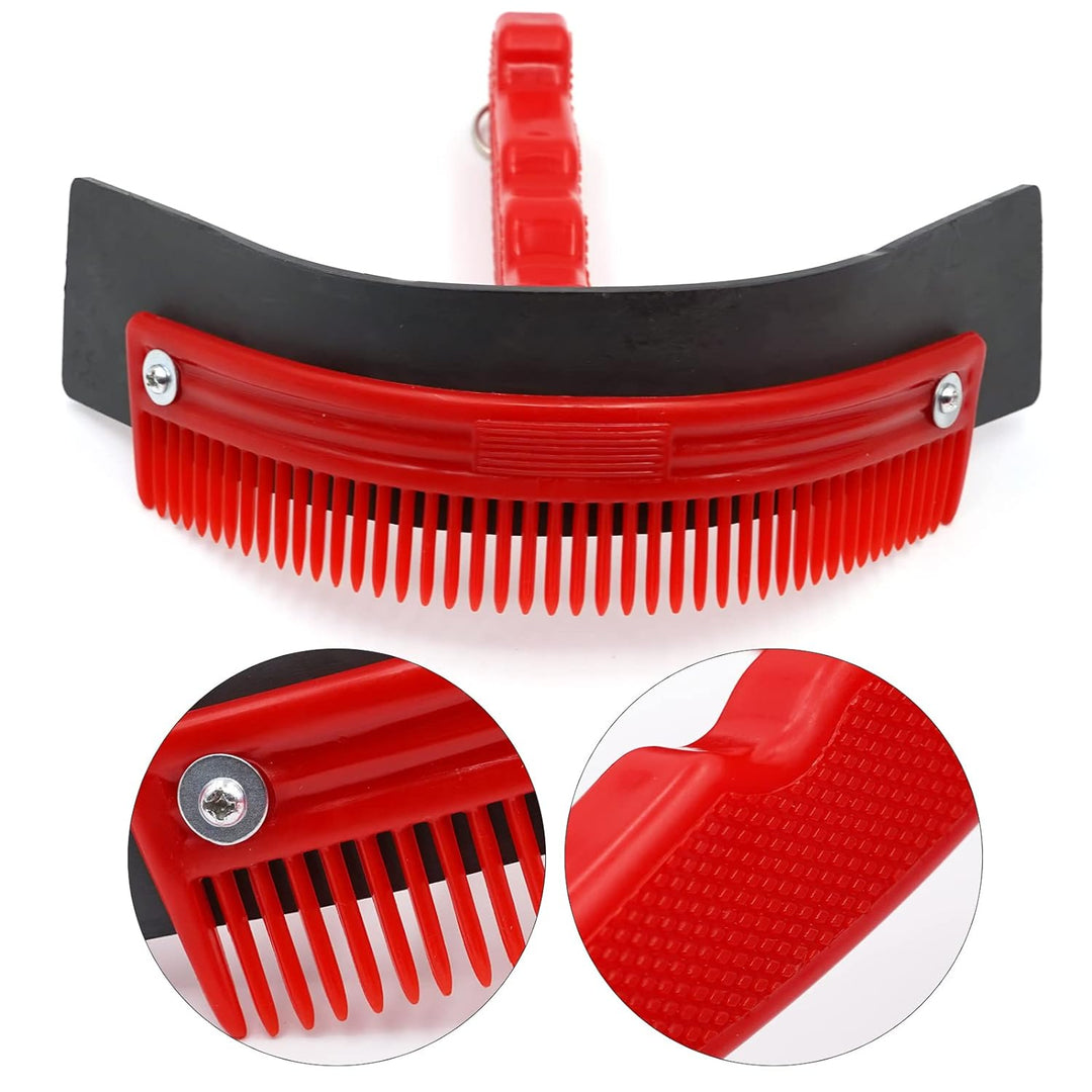 MUALROUS Pferdepflege-Kits 10-TLG Pferdereinigungs Set Pferdebürsten-Set Brush Putzzeug für Pferde S