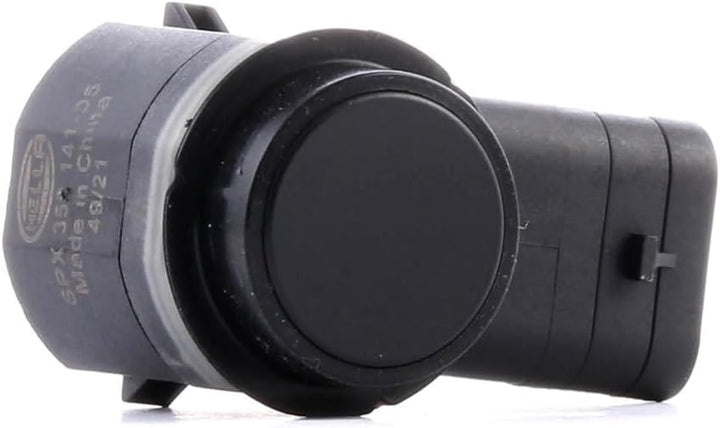 HELLA 6PX 358 141-051 Sensor, Einparkhilfe - gewinkelt - 3-polig - gesteckt - lackierbar - mit Befes