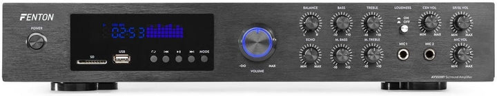 Fenton Home Cinema Surround Set met o.a. Bluetooth - 510W - Walnoot