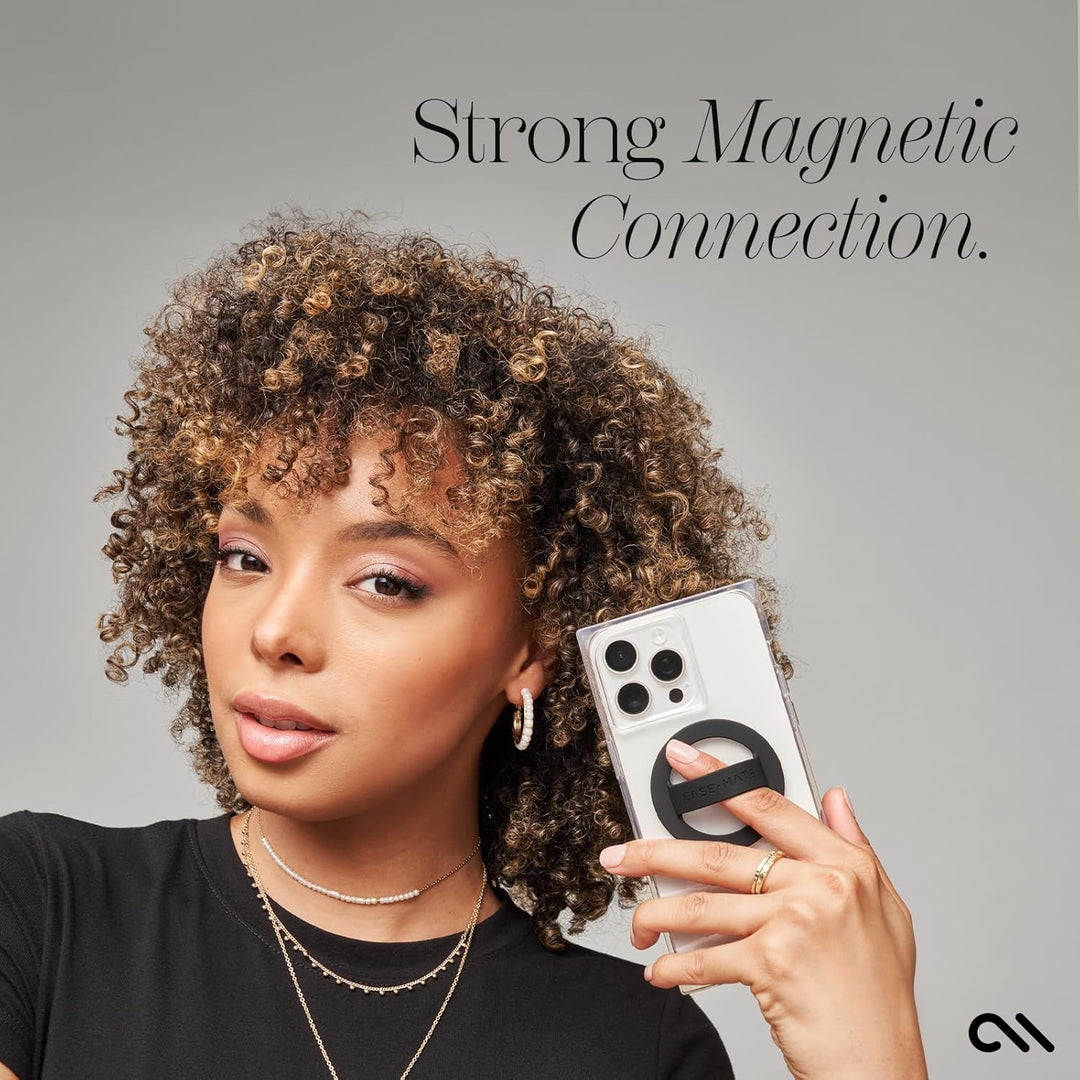 Case-Mate Magnetic Phone Grip (Loop Grip) - Magnetic Phone Ring Holder - Removable Soft MagSafe iPho