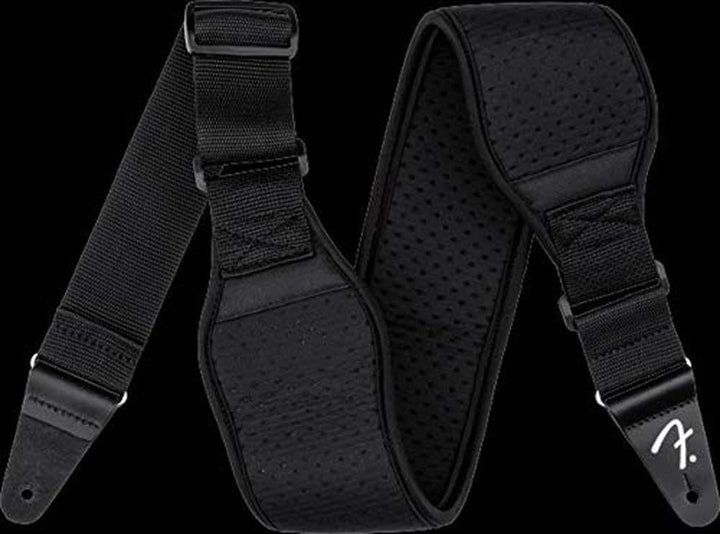 Fender© Swell Neoprene Strap, 7,5cm, Schwarz, Schwarz