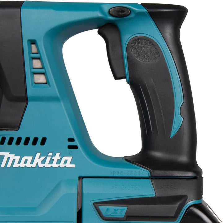 Makita Akku-Kombihammer für SDS-Plus, (18 V, 5,0 Ah im Makpac inklusive 2 Akkus und Ladegerät), DHR2