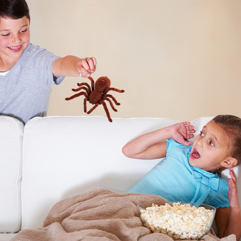 XiXiRan Ferngesteuerte Spinne Spielzeug, Ferngesteuerte Tarantel, Steuerspinne Spielzeug, Rc Spider,