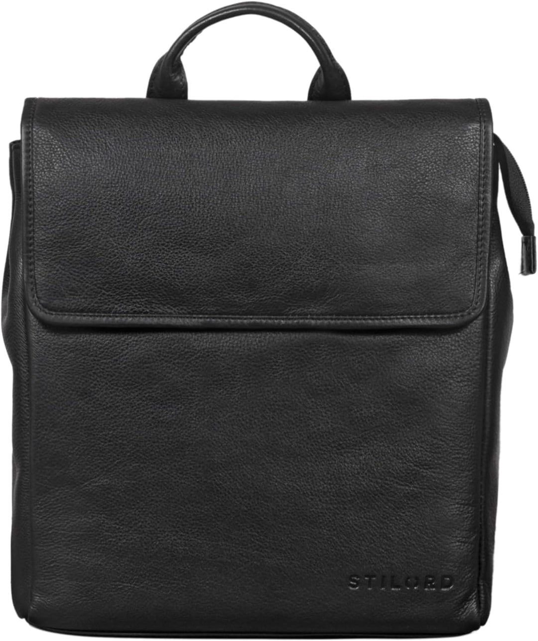 STILORD 'Misha' Moderner Leder Rucksack Unisex Daypack für Damen Herren DIN A4 kompakter Messenger B