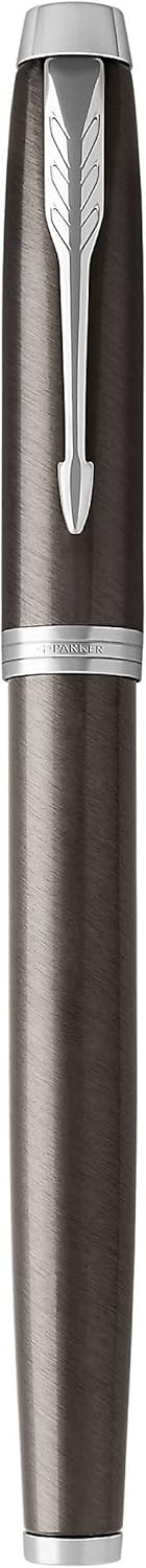 Parker IM Füller | Dark Espresso | Füllfederhalter mit mittlerer Feder | blaue Tinte | Geschenkbox D