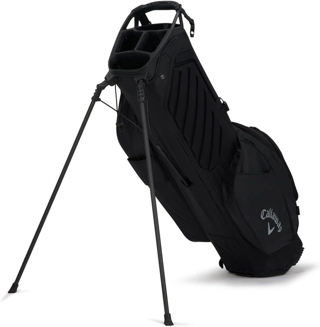 Callaway Golf Hyperlite Zero Standtasche Doppelriemen Schwarz 2023, Doppelriemen Schwarz 2023