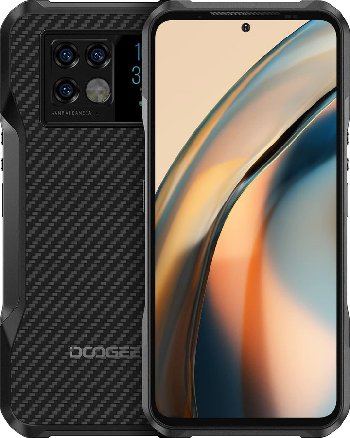 DOOGEE V20 Dual 5G Outdoor Smartphone, 6.43 Zoll 2K AMOLED Outdoor Handy, 8GB+256GB,64 MP Triple-Kam