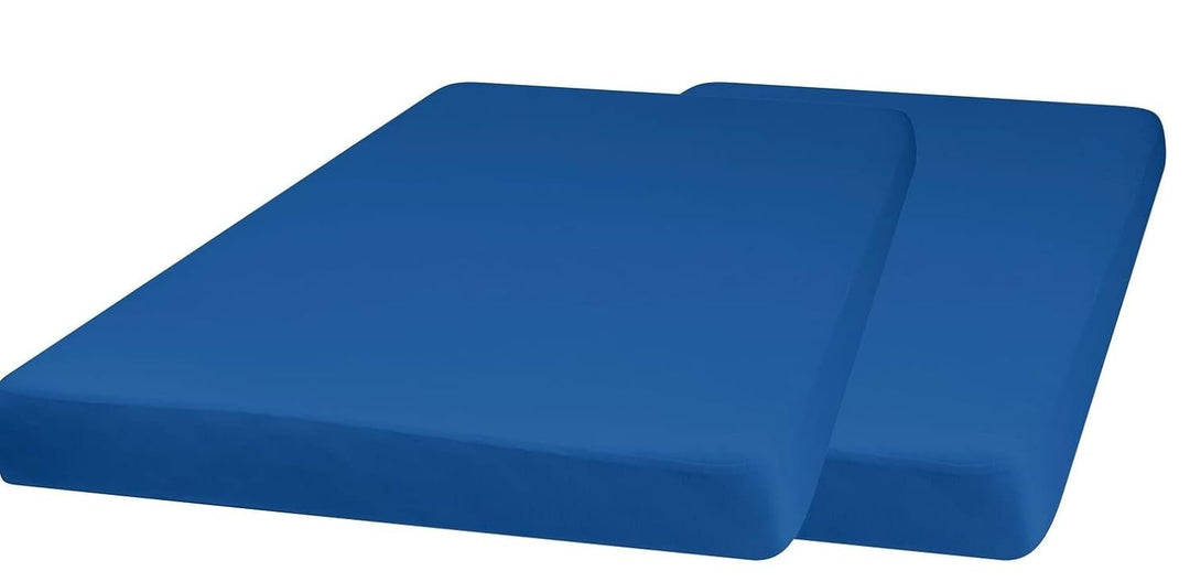 Jersey-Bettlaken 70x140 cm 2er Pack Blau 70x140 cm 2er Pack, Blau 70x140 cm 2er Pack