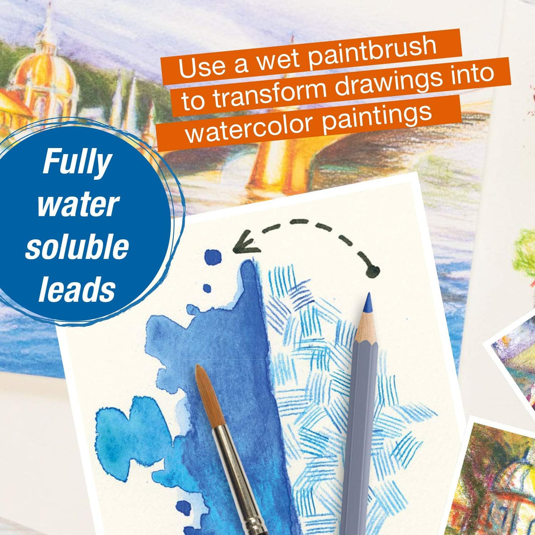 Faber-Castell 114639 - Aquarellstift Aqua Goldfaber, 3,3 mm Mine, 36 Stück im Geschenketui