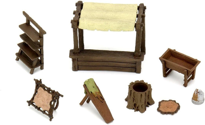 WizKids , Warlock Tiles: Accessory - Merchants, 1 + Players, Ages 12+, 30 to 60 Minutes Playing Time