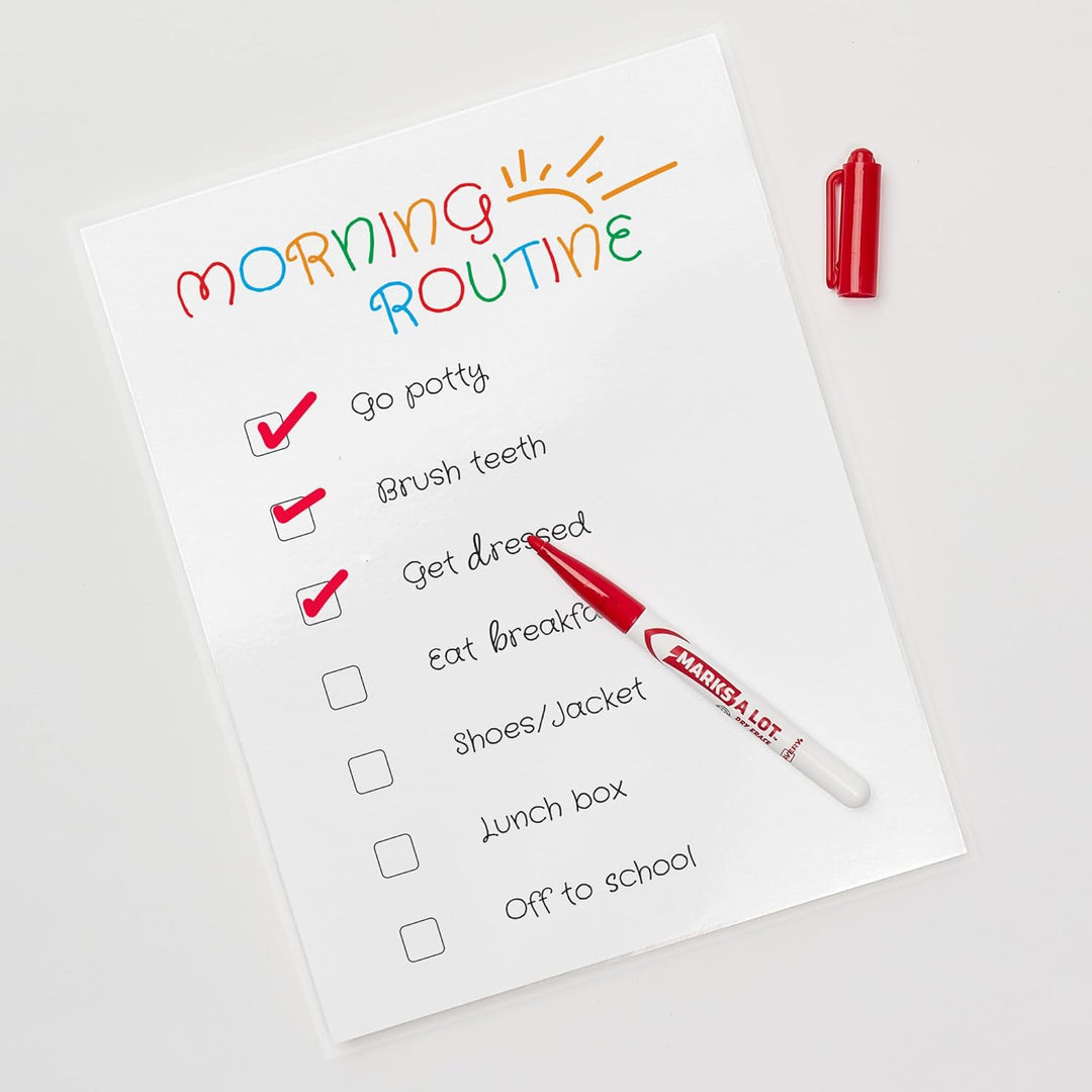 Clear Self-Adhesive Laminating Sheets, 3 mil, 9 x 12, 50/Box