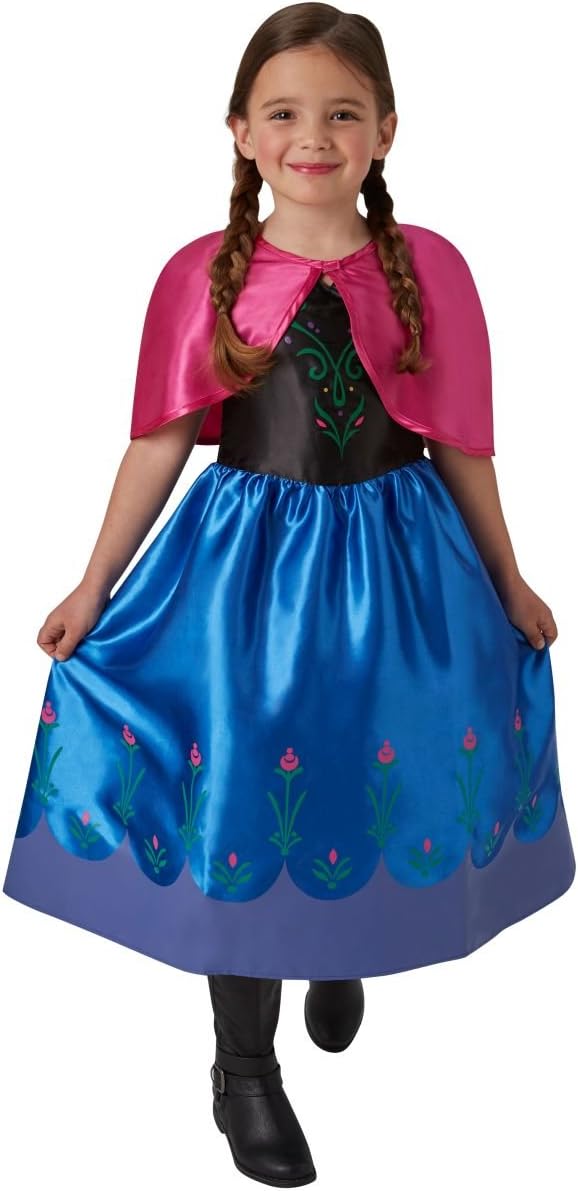 Generique - I-620977L - Rubie's - Anna Frozen Classic, Action Dress Ups und Zubehör, L L Multi-color