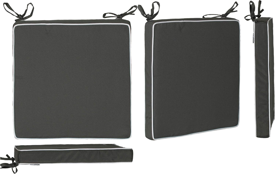 Brandsseller Outdoor Sitzkissen Kissen Dekokissen - Schmutz- und Wasserabweisend - 220 gr. Füllung -