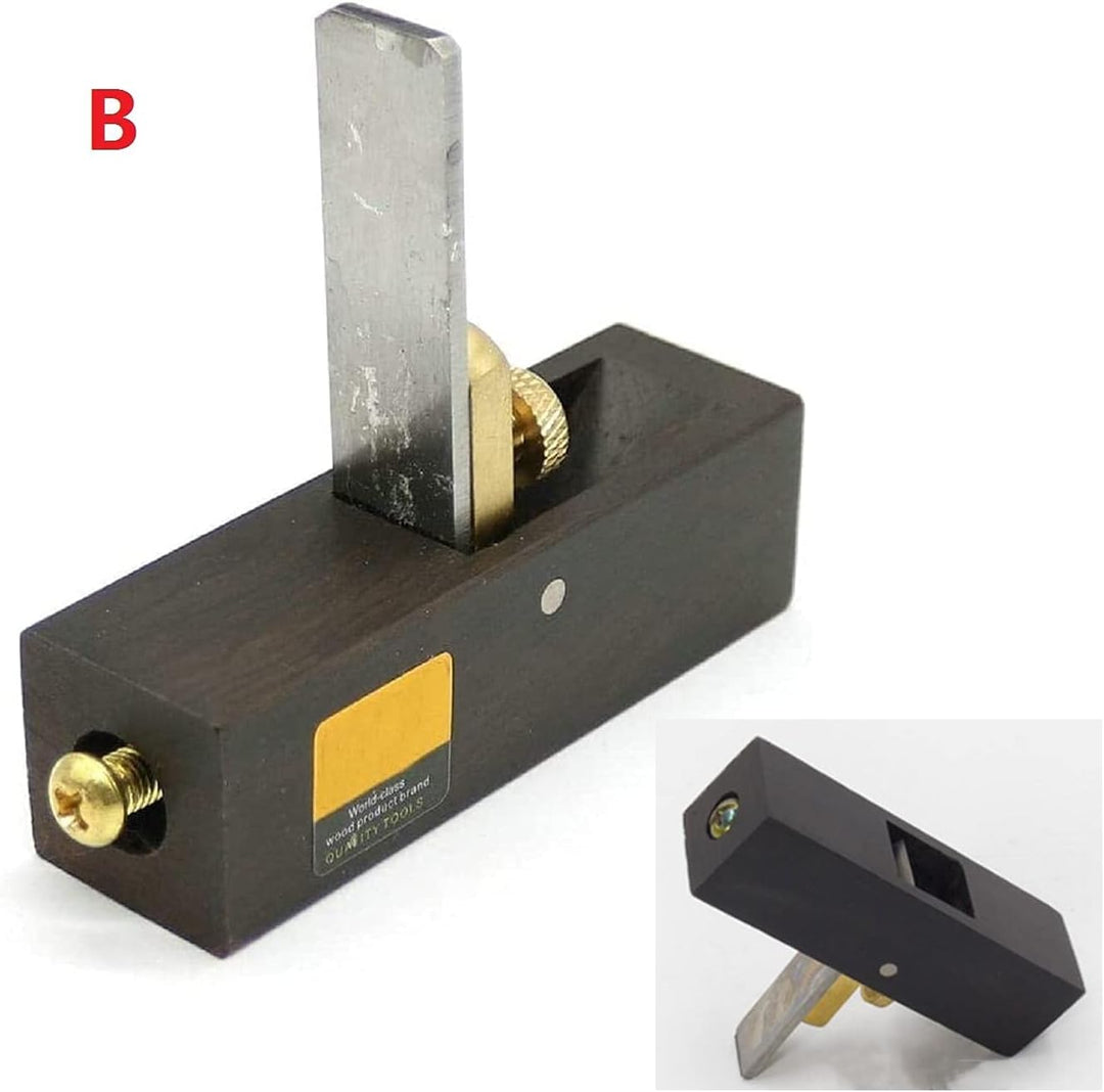 MASUNN DIY Mini Hand Flugzeuge Zimmerei Tischler Ebony Tischlerei Holzwerkzeuge -B, B