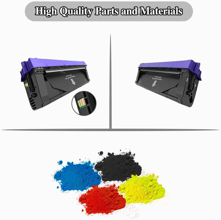 TOPRINT 4 Farben Kompatible Tonerkartuschen Druckkartuschen SP C252 C262 C252HA C262HA Hohe Kapazitä