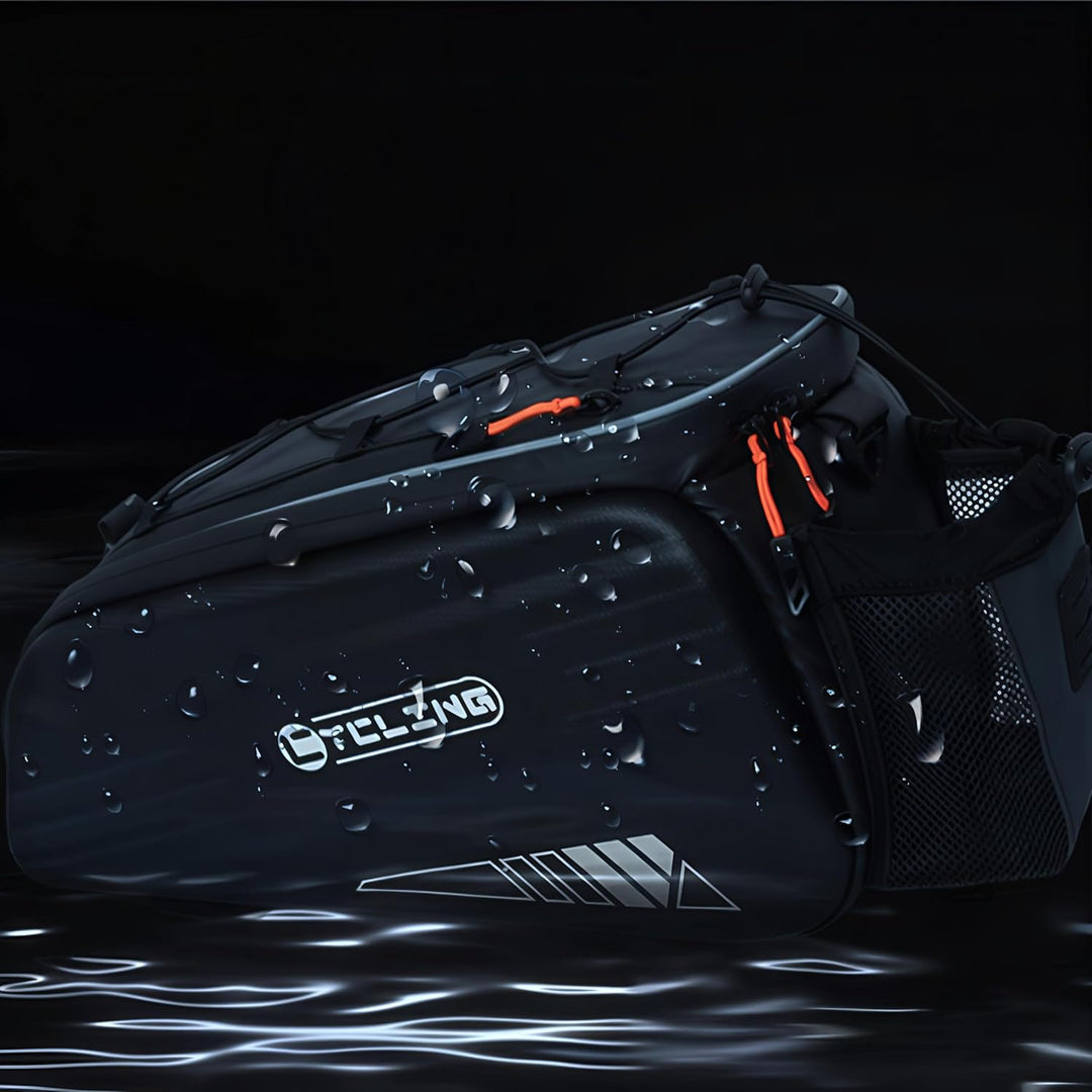 HOMPER Fahrradtaschen,wasserdichte Gepäckträgertasche Fahrrad Kofferraumtasche,9L Eva Berg Fahrrad R