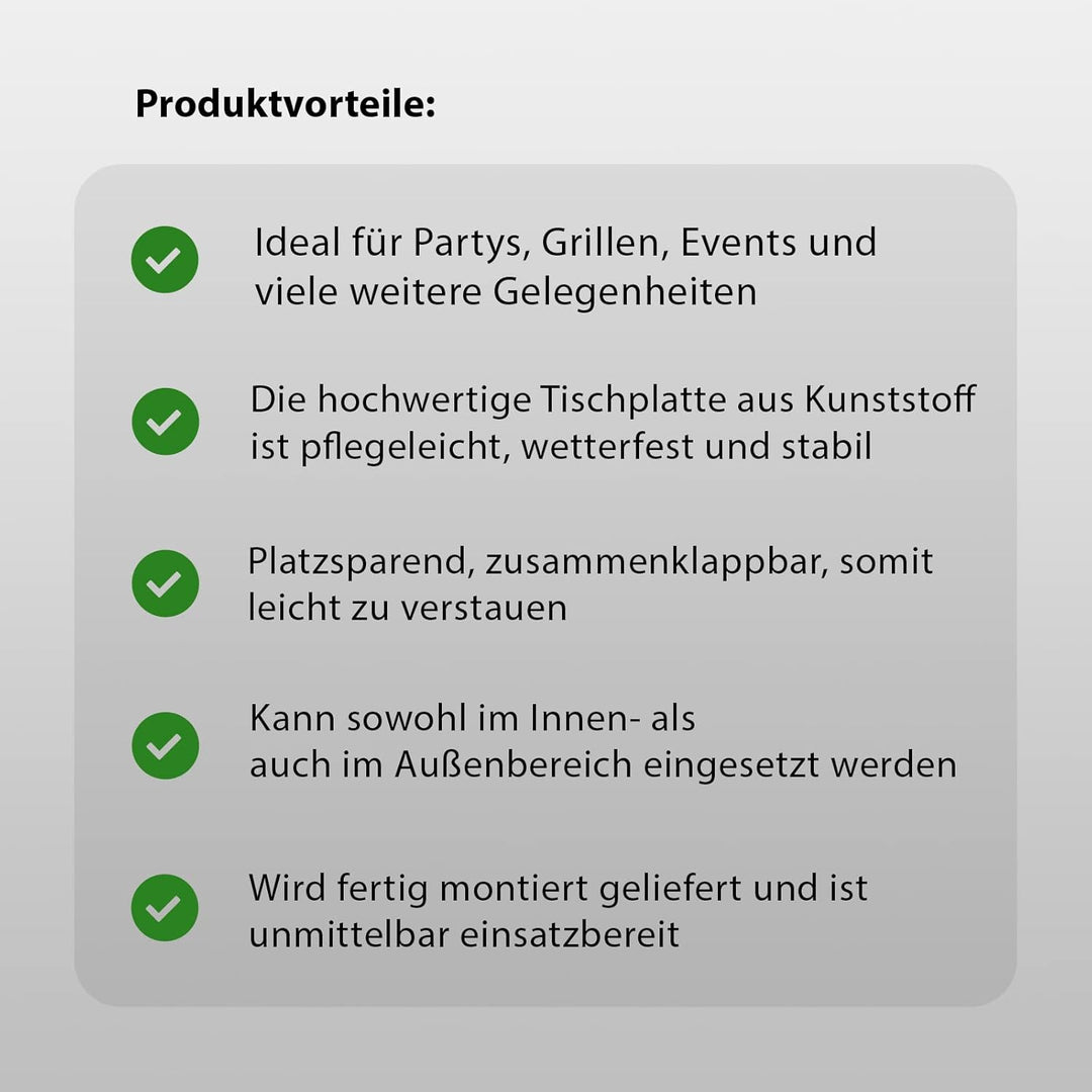 TRUTZHOLM Gartentisch rund Holzoptik grau Ø 60cm klappbar standfest robust Balkontisch Beistelltisch