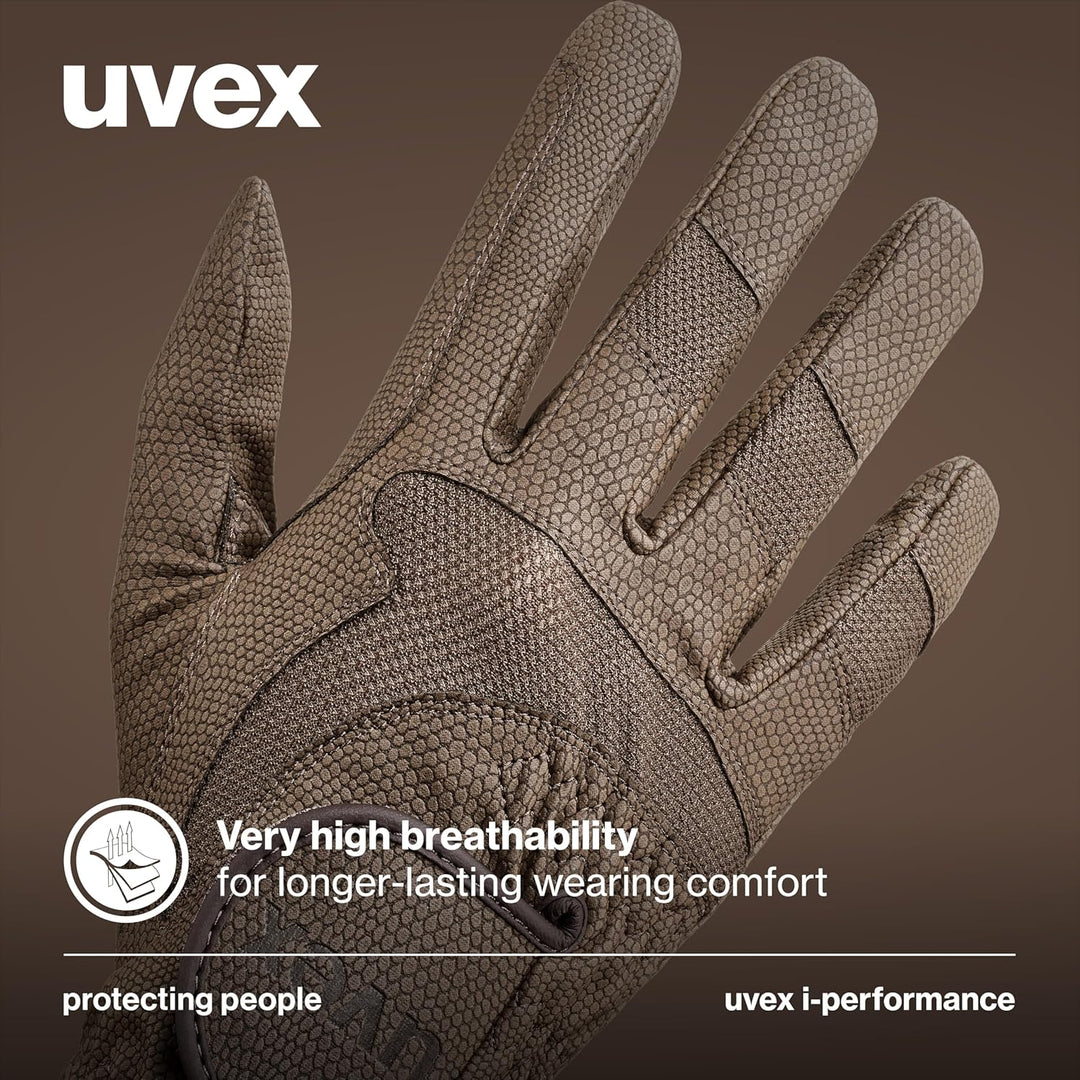 Uvex I-Performance 2 Reithandschuhe 7.5 Braun, 7.5 Braun