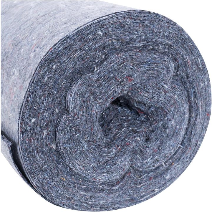 STIER Malervlies, 180 g/m², 25 m Länge, Premium Oberflächenschutz Vlies in Grau, PE Anti-Rutsch-Besc