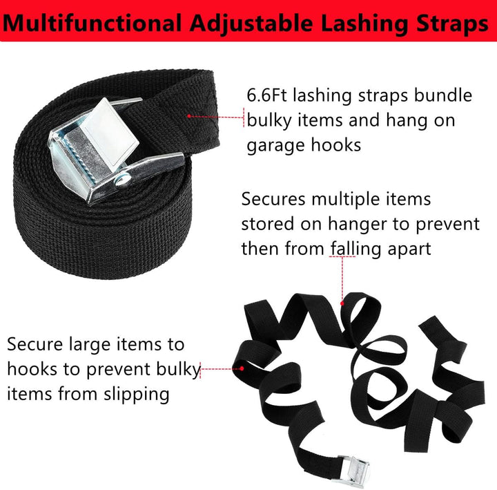 Heavdace Garagenaufbewahrung, Kajakhaken, 39 cm, Wandhalterung, Surfbrett-Rack, 4 Stück, robuste Kan