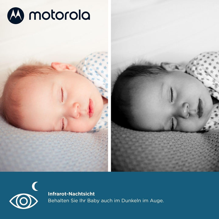 Motorola Nursery Babyphone mit Kamera - Baby Monitor VM50G - Überwachungskamera mit Farbdisplay, Zwe