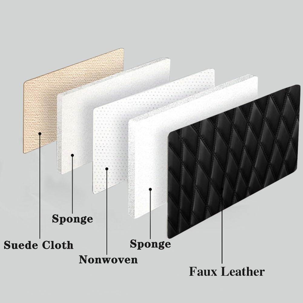 WANGIRL Sitzbezug Auto Rückbank, Autositzbezüge Leder Universal Geteilter, Kompatibel mit Den Meiste