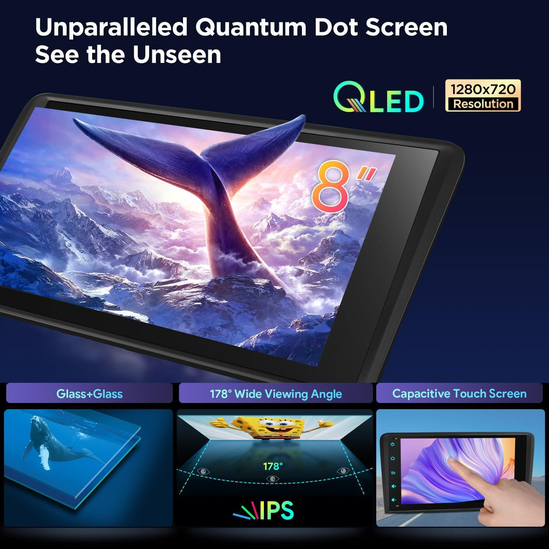 XTRONS Android 12 Autoradio mit Navi für Audi A3 S3 RS3,Snapdragon 665 Octa Core 6GB 128GB,Integrier