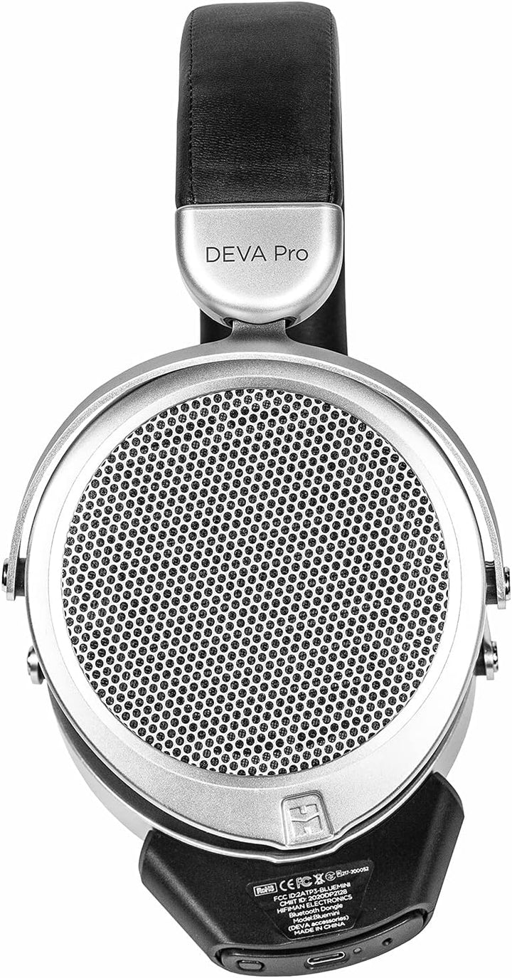 HIFIMAN Deva-Pro Over-Ear Full-Size Open-Back Planar Magnetic Headphone with Bluetooth Dongle/Receiv