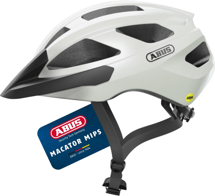 ABUS Rennradhelm Macator MIPS - Fahrradhelm für Einsteiger mit Schirm - geeignet für Zopfträger/-inn