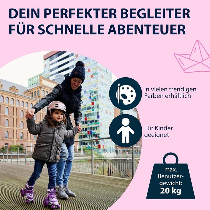 HUDORA Rollschuh My First Quad in versch. Grössen & Farben - hochwertige Rollschuhe für Kinder bis 2
