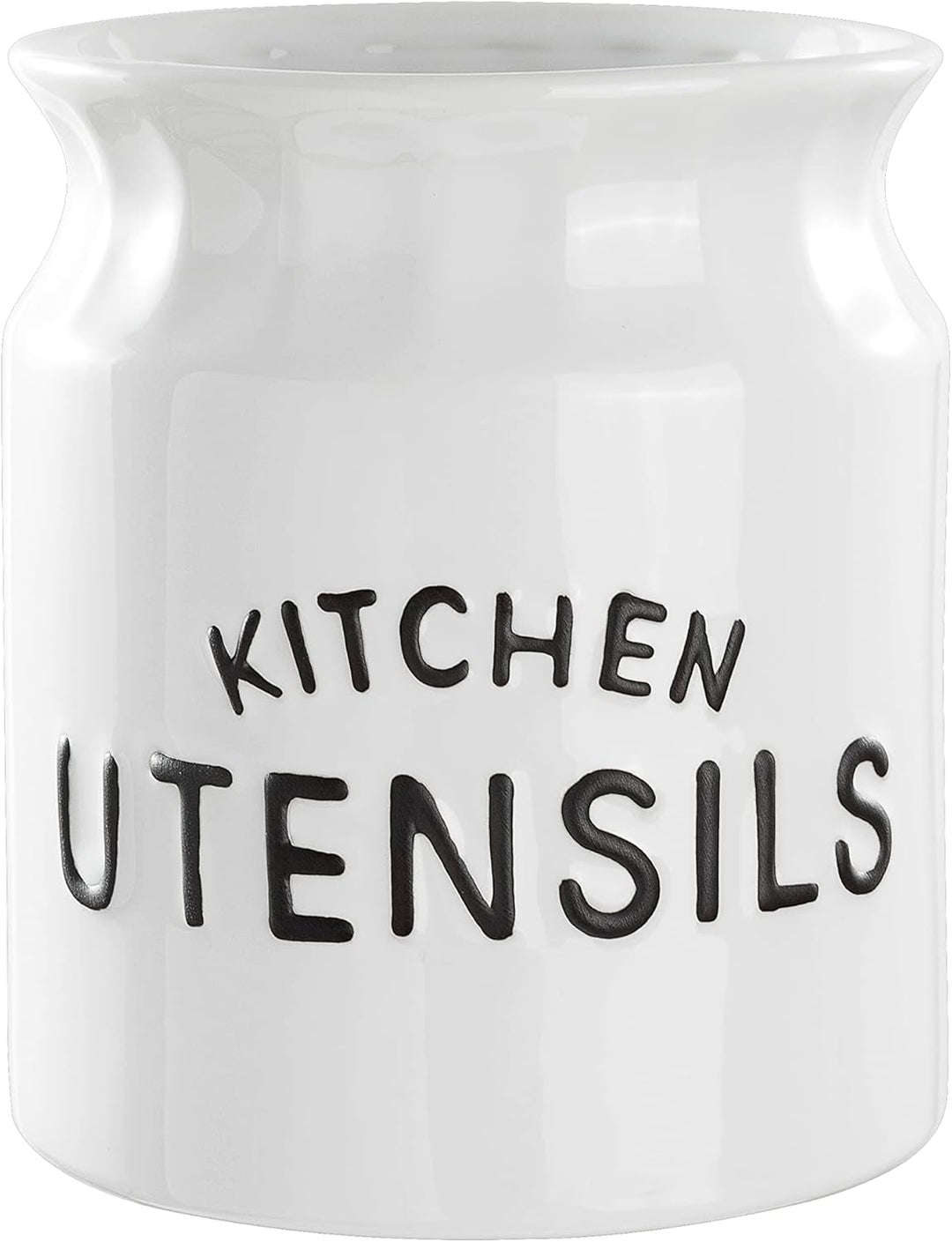 Karisky Kitchen Utensil Holder for Countertop, Solid Ceramic Cooking Utensil Crock Holder for Kitche