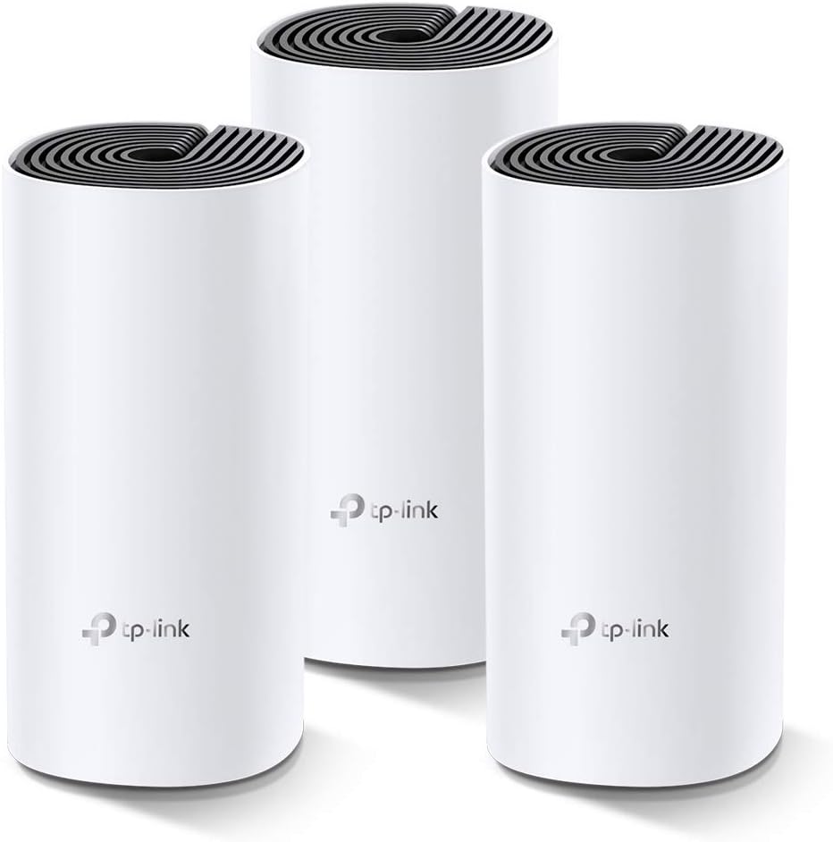 TP-Link Deco M4 Mesh WLAN Set (3er Pack), AC1200 Dual Band Router & Repeater, 2x Gigabit Ports für j