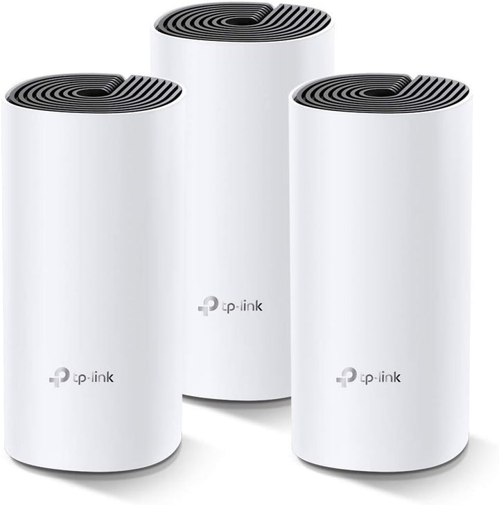 TP-Link Deco M4 Mesh WLAN Set (3er Pack), AC1200 Dual Band Router & Repeater, 2x Gigabit Ports für j